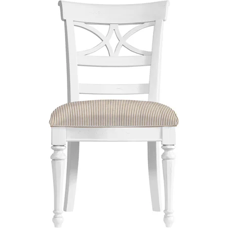 Sea Watch Side Chair with Toasted Coconut Upholstery